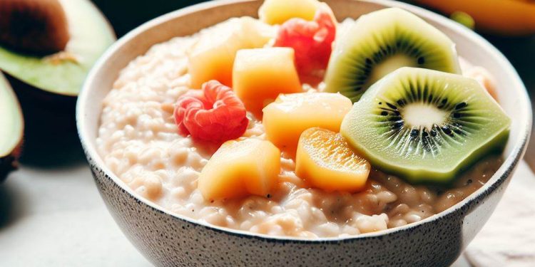 Bowl de Café da Manhã de Aveia com Frutas Tropicais: Delicioso e Nutritivo para Começar o Dia!